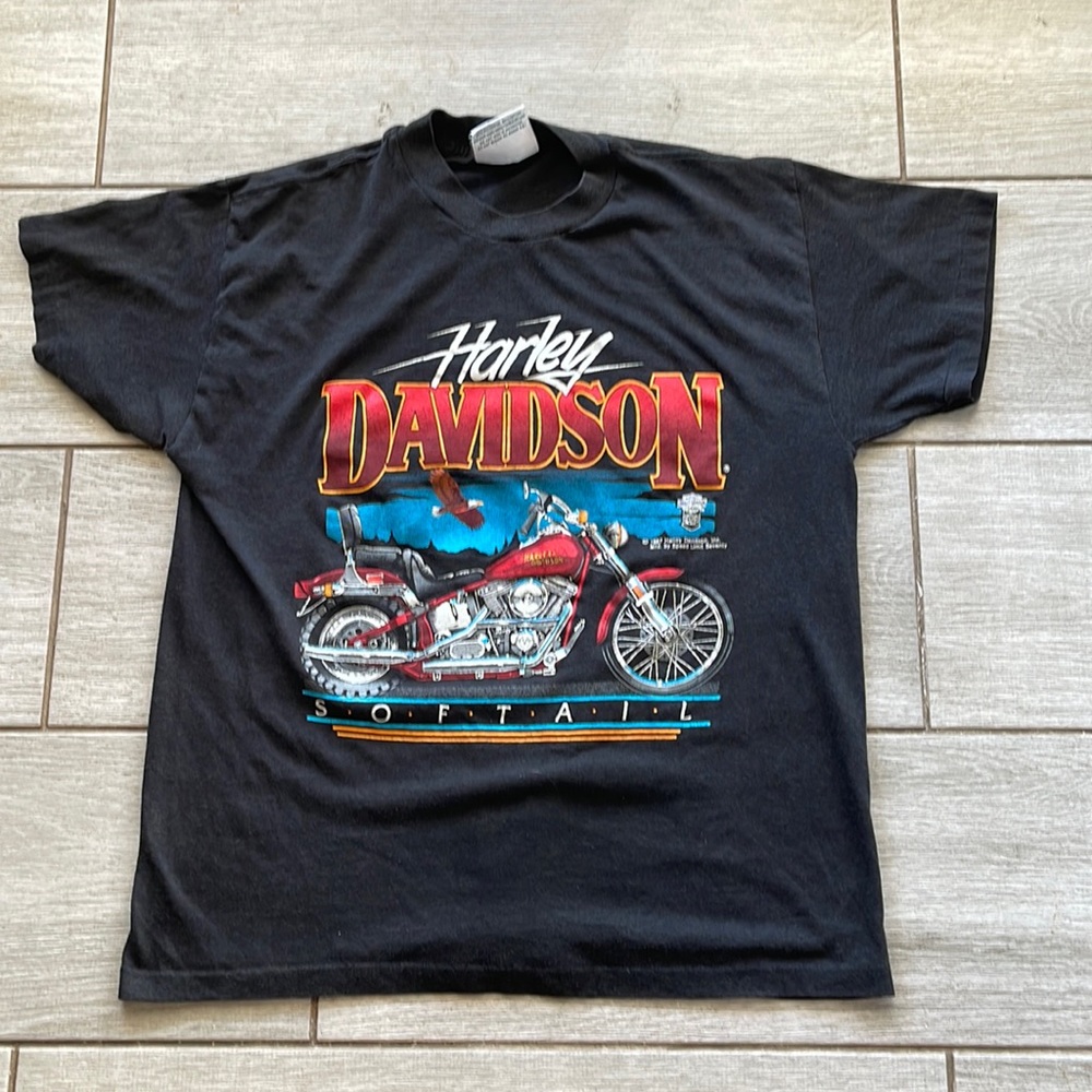 Vintage Harley Davidson size extra-large 1987 new Soft Tail Rare